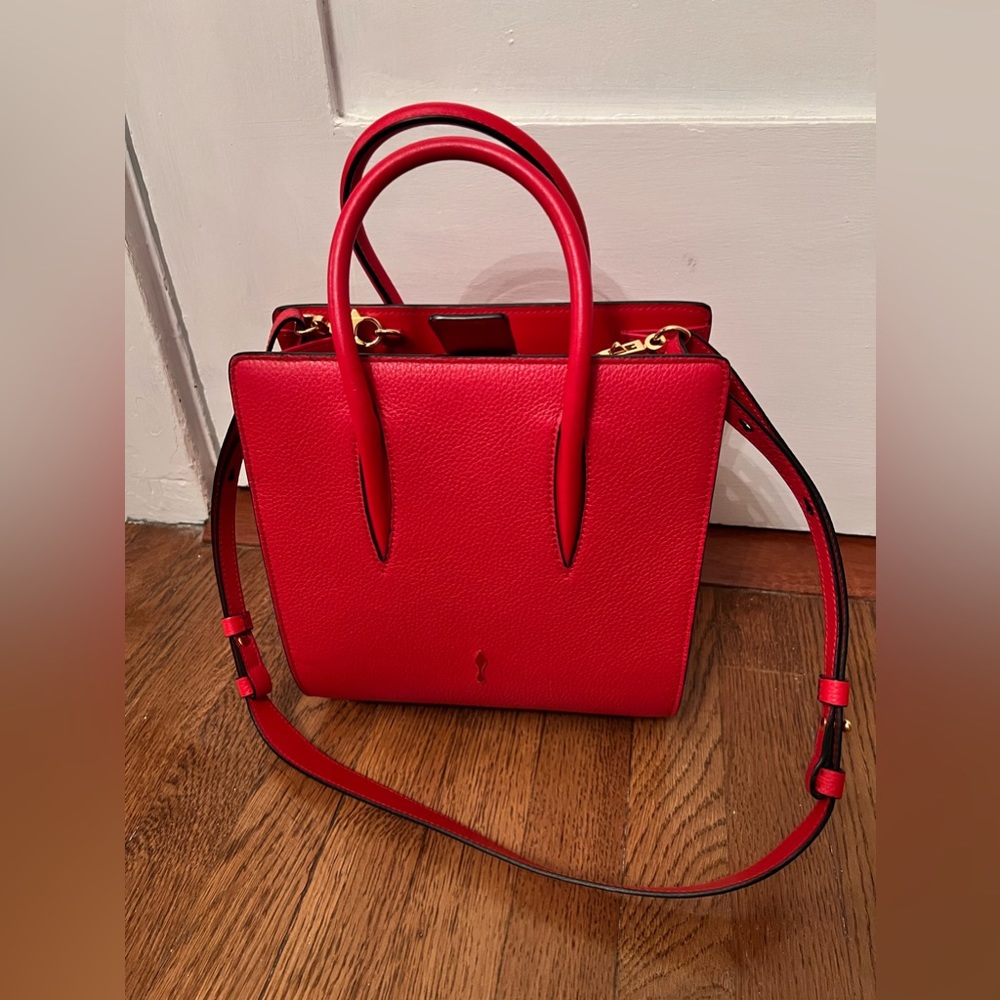 Christian Louboutin small red Paloma purse bag